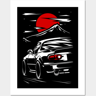 Mazda MX-5 Miata Posters and Art